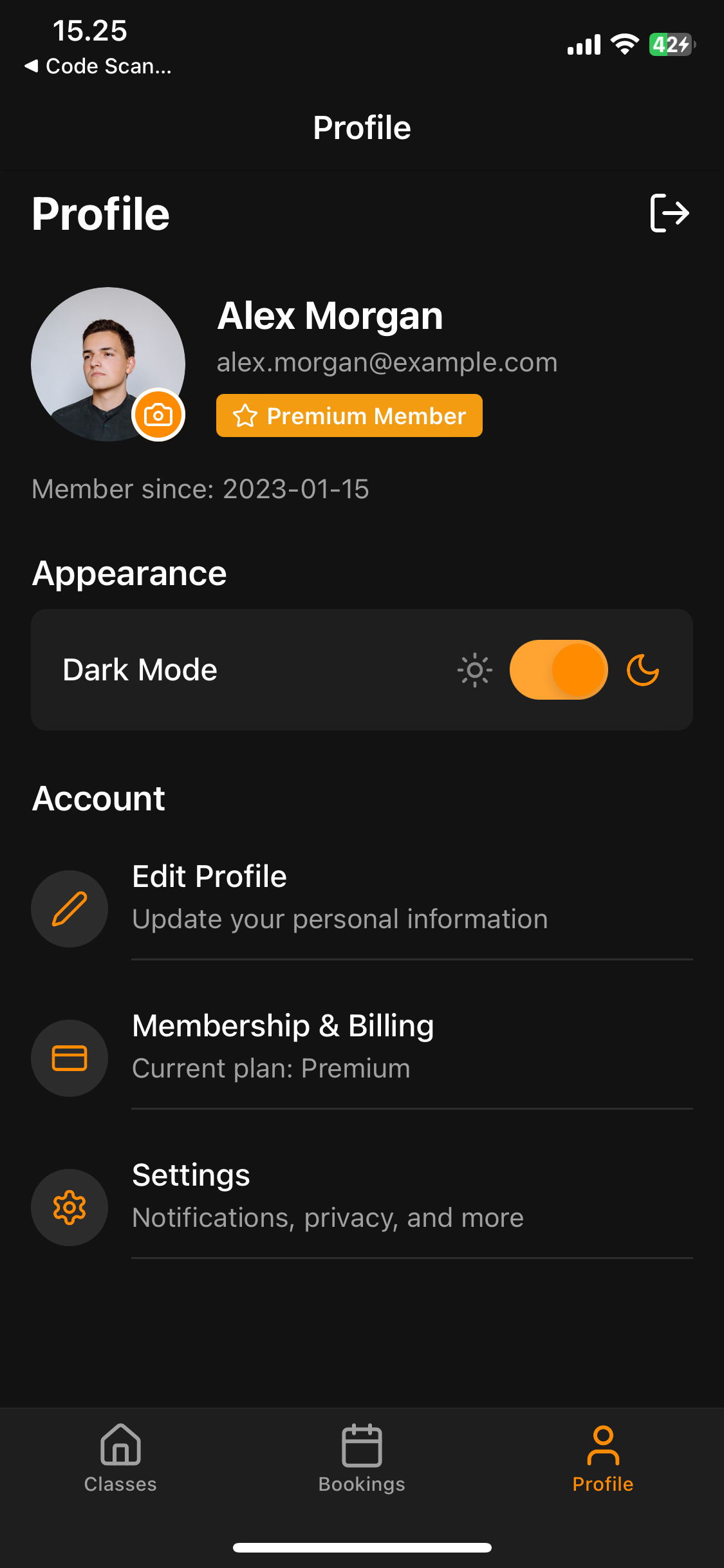 Limitless Gym | Class Booking Mobile App - Image 5