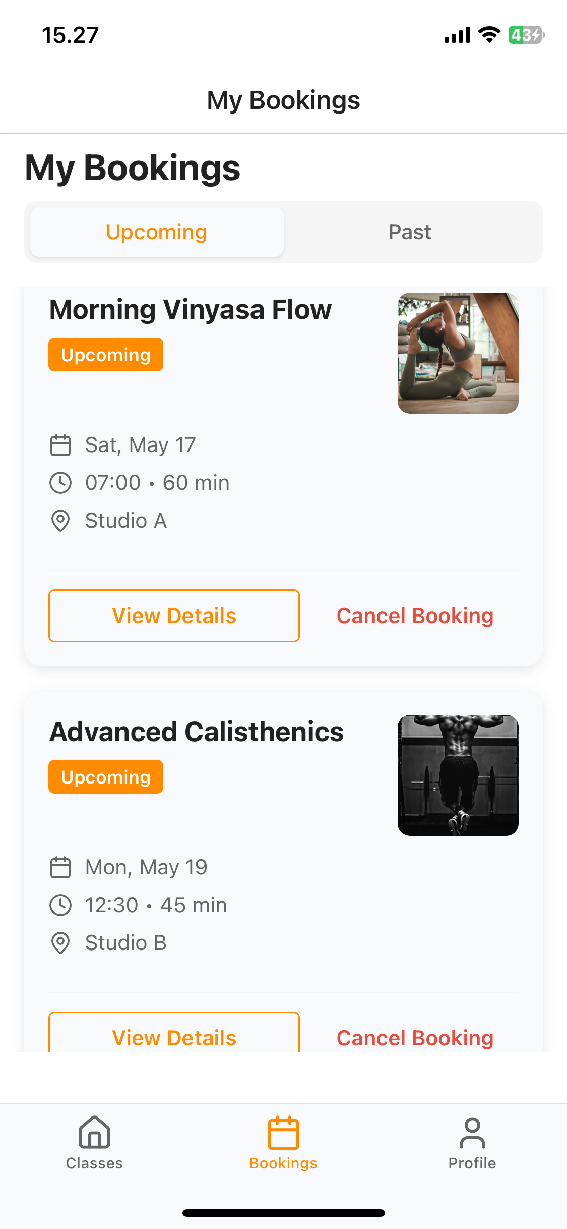 Limitless Gym | Class Booking Mobile App - Image 6