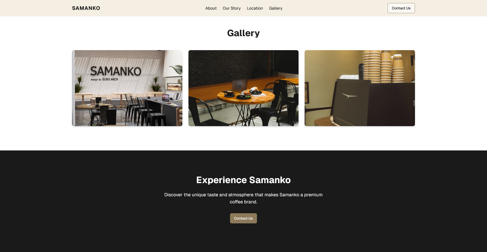 Samanko | Coffee Shop Landing Page - Image 4