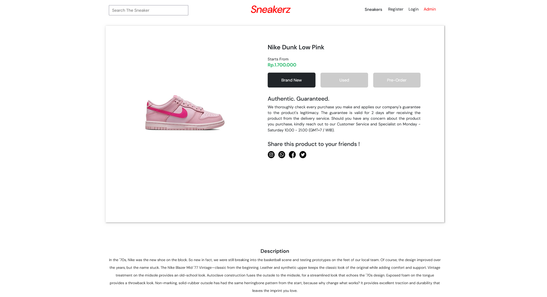 Sneakerz | Web App - Image 2