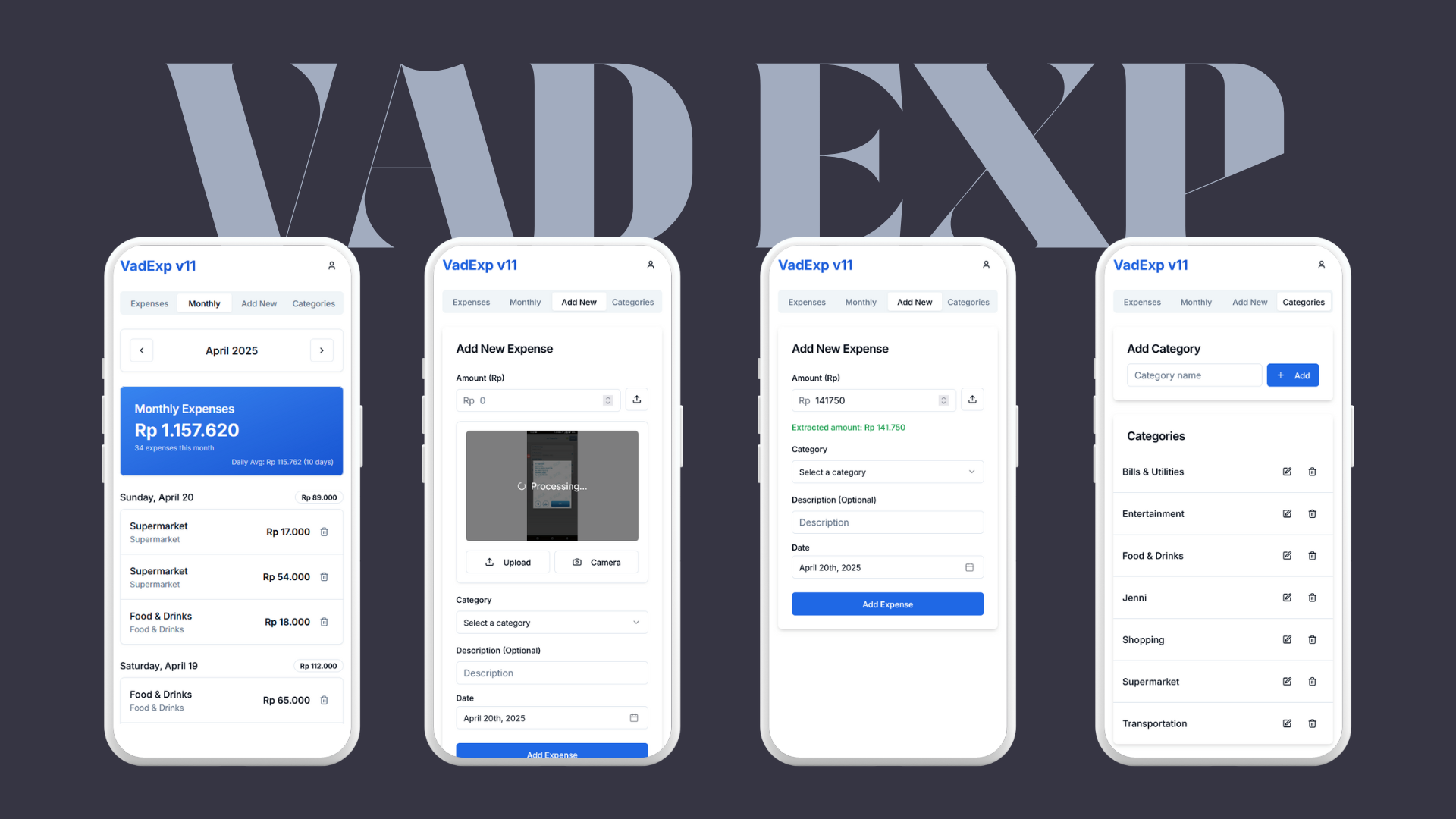 VadExp | Expense Tracker - Image 1